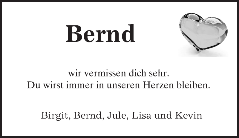  Traueranzeige für Bernd Landau vom 22.08.2015 aus Darmstädter Echo